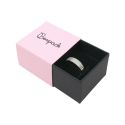 Caja de cartón para anillo o pendientes color rosa 48x48x23 mm SL-42-RS-N