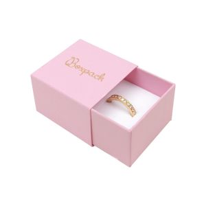 Écrin en carton pour bague ou boucles d’oreilles, rose 48 x 48 x 23 mm SL-42-RS-RS