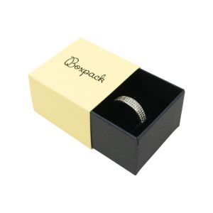 Astuccio in cartone per anello o orecchini, giallo 48 x 48 x 23 mm SL-42-AM-N