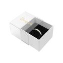 Caja de cartón para anillo o pendientes color transparente 48x48x33 mm SL-42-TR-B