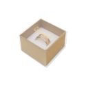 Caja de cartón para anillo o pendientes color transparente 48x48x33 mm SL-42-TR-K