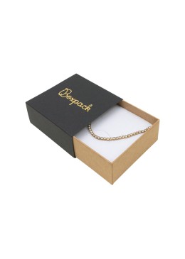 Caja de cartón para pendientes o conjunto color negro 62x62x28 mm SL-61-N-K