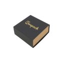Cardboard earring or jewelry set box, black 62 x 62 x 28 mm SL-61-N-K