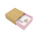 Astuccio in cartone per orecchini o parure, kraft 62 x 62 x 28 mm SL-61-K-RS