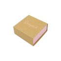 Caja de cartón para pendientes o conjunto color kraft 62x62x28 mm SL-61-K-RS