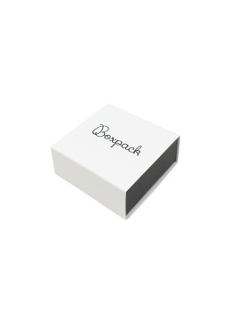 Caja para Pendientes o Conjunto Blanca Packaging de Joyería Personalizable SL-61-B