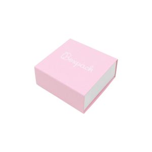 Schachtel aus Karton in Rosa für Ohrringe oder Schmucksets 62 x 62 x 28 mm SL-61-RS-B