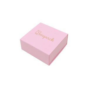 Écrin en carton pour boucles d’oreilles ou parure, rose 62 x 62 x 28 mm SL-61-RS-RS