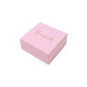 Caja de cartón para pendientes o conjunto color rosa 62x62x28 mm SL-61-RS-RS