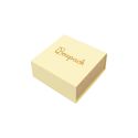 Écrin en carton pour boucles d’oreilles ou parure, jaune 62 x 62 x 28 mm SL-61-AM-K