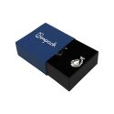 Caixa em cartão para brincos ou conjunto, azul 62 x 62 x 28 mm SL-61-A-N