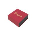 Caja de cartón para pendientes o conjunto color rojo 62x62x28 mm SL-61-R-N