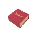 Caja de cartón para pendientes o conjunto color rojo 62x62x28 mm SL-61-R-K