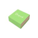Caja de cartón para pendientes o conjunto color verde 62x62x28 mm SL-61-VE-K