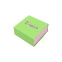 Caja de cartón para pendientes o conjunto color verde 62x62x28 mm SL-61-VE-RS