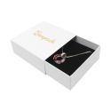 Caja de cartón para colgante o conjunto color blanco 83x83x33 mm SL-81-B-B