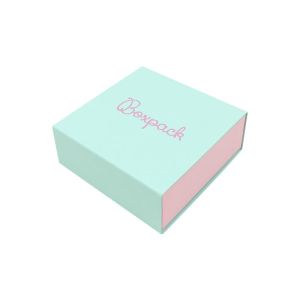 Écrin en carton pour pendentif ou parure, aigue-marine 83 x 83 x 33 mm SL-81-AQ-RS