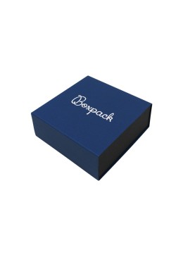 Caja de cartón para colgante o conjunto color azul 83x83x33 mm SL-81-A-N