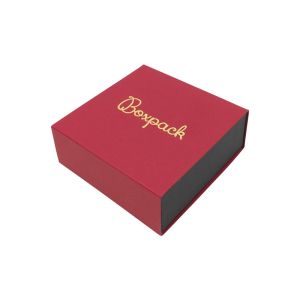 Astuccio in cartone per ciondolo o parure, rosso 83 x 83 x 33 mm SL-81-R-N