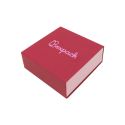 Caja de cartón para colgante o conjunto color rojo 83x83x33 mm SL-81-R-RS