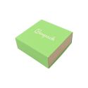 Astuccio in cartone per ciondolo o parure, verde 83 x 83 x 33 mm SL-81-VE-K