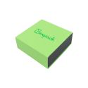 Caja de cartón para colgante o conjunto color verde 83x83x33 mm SL-81-VE-N