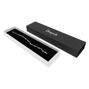 Caja de cartón para pulsera color negro 230x51x27 mm SL-51-N-B