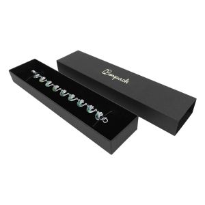 Caja de cartón para pulsera color negro 230x51x27 mm SL-51-N-N
