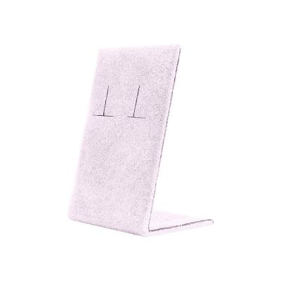 Présentoir personnalisé en microfibre pour bijoux cd-po112-mf-97