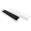 Kartonnen sieradendoosje voor armband, wit 230 x 51 x 27 mm SL-51-B-B
