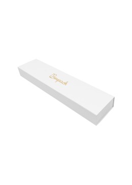 Caja de cartón para pulsera color blanco 230x51x27 mm SL-51-B-B