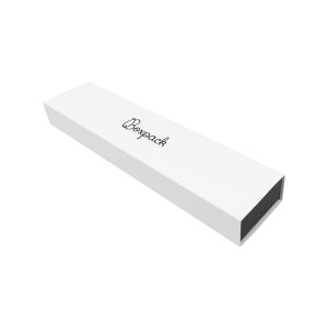 Caja de cartón para pulsera color blanco 230x51x27 mm SL-51-B-N