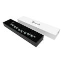 Caja de cartón para pulsera color blanco 230x51x27 mm SL-51-B-N
