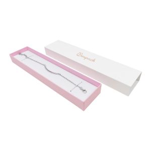 Cardboard bracelet box, white 230 x 51 x 27 mm SL-51-B-RS