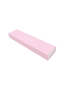 Caja de cartón para pulsera color rosa cuarzo 230x51x27 mm SL-51-RS-B