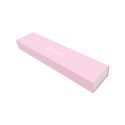 Caja de cartón para pulsera color rosa cuarzo 230x51x27 mm SL-51-RS-B