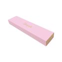 Caja de cartón para pulsera color rosa cuarzo 230x51x27 mm SL-51-RS-K