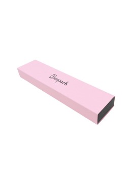 Caja de cartón para pulsera color rosa cuarzo 230x51x27 mm SL-51-RS-N
