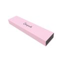 Caja de cartón para pulsera color rosa cuarzo 230x51x27 mm SL-51-RS-N
