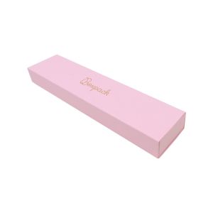 Caja de cartón para pulsera color rosa cuarzo 230x51x27 mm SL-51-RS-RS