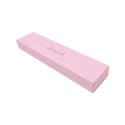 Caixa em cartão para pulseira, rosa quartzo 230 x 51 x 27 mm SL-51-RS-RS