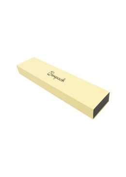 Caja de cartón para pulsera amarillo 230x51x27 mm SL-51-AM-N