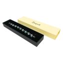 Caja de cartón para pulsera amarillo 230x51x27 mm SL-51-AM-N
