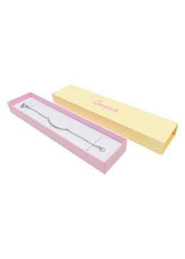 Caja de cartón para pulsera amarillo 230x51x27 mm SL-51-AM-RS