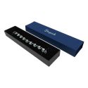 Caja de cartón para pulsera azul 230x51x27 mm SL-51-A-N