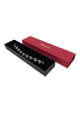 Caja de cartón para pulsera roja 230x51x27 mm SL-51-R-N