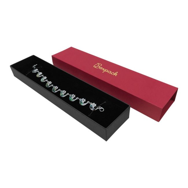 Rote Armbandschachtel aus Karton 230 x 51 x 27 mm SL-51-R-N