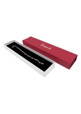 Caja de cartón para pulsera roja 230x51x27 mm SL-51-R-B