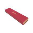 Caja de cartón para pulsera roja 230x51x27 mm SL-51-R-K