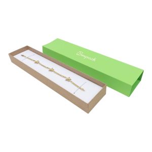 Caja de cartón para pulsera verde 230x51x27 mm SL-51-VE-K